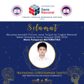 10 Siswa/Siswi SMPKKK Mewakili Provinsi ke Tingkat Nasional Dalam Kompetisi Sains Nasional 2020 10 Siswa/Siswi SMPKKK Mewakili Provinsi ke Tingkat Nasional Dalam Kompetisi Sains Nasional 2020